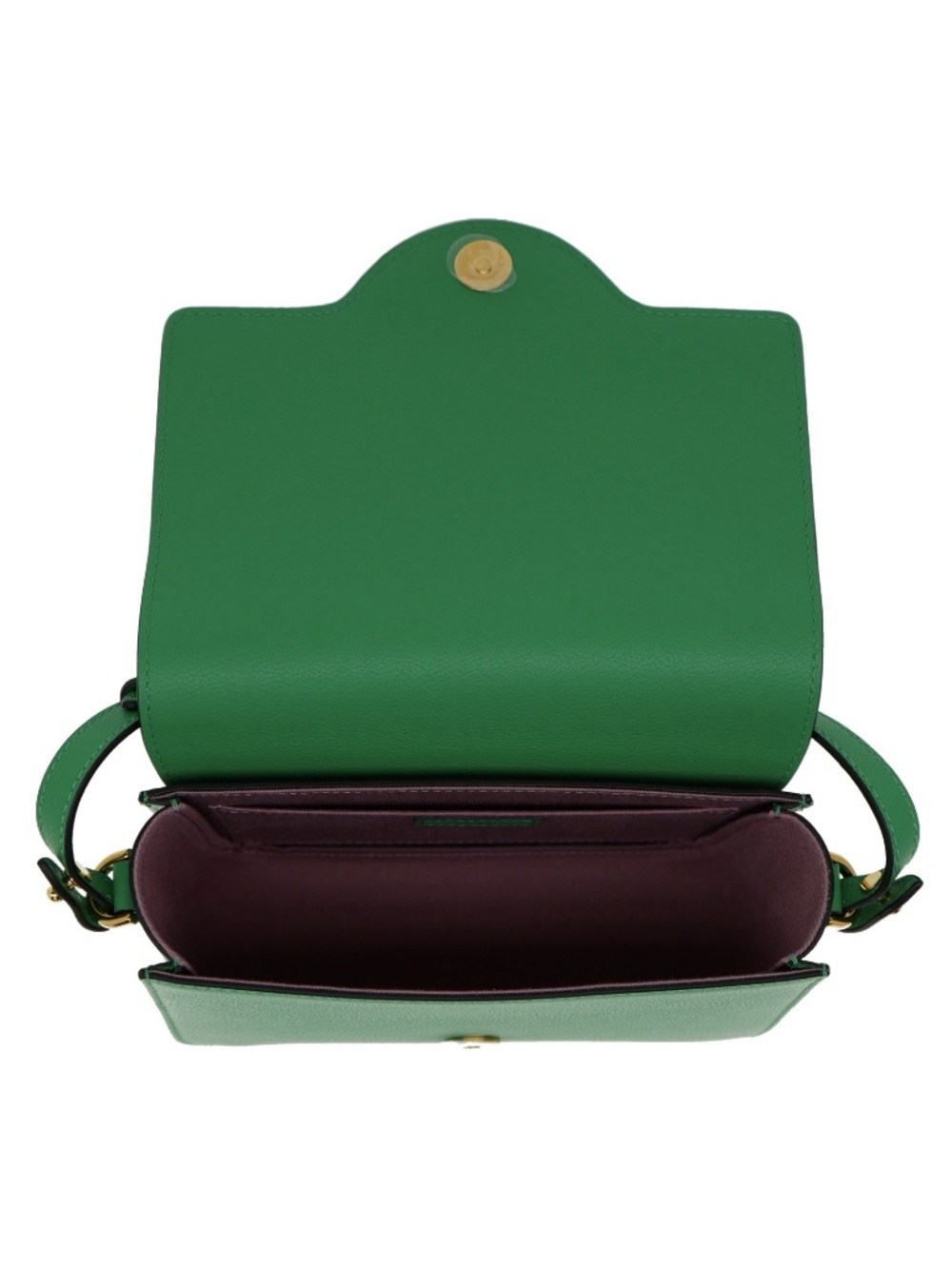 Versace Medusa Shoulder Bag Crossbody Green Leather New - Picture 6 of 6